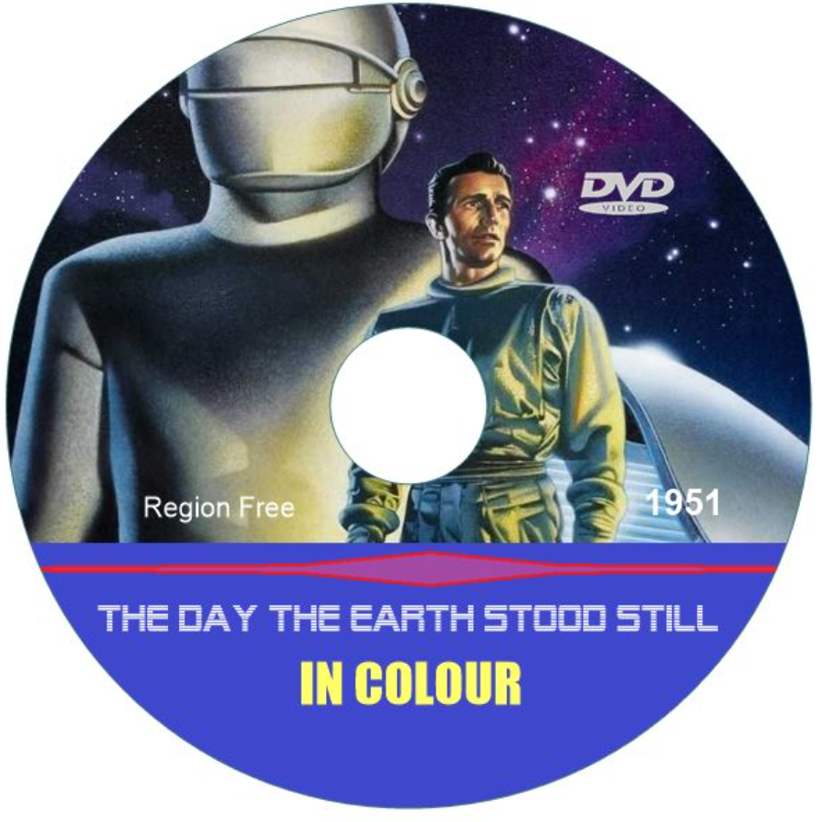 The Day The Earth Stood Still (1951) in color DVD | CLASSIC COLORIZED ...